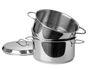 Stoompan Eurocuisine rvs grepen 16cm