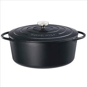 Küchenprofi Provence braadpan ovaal zwart 33 cm